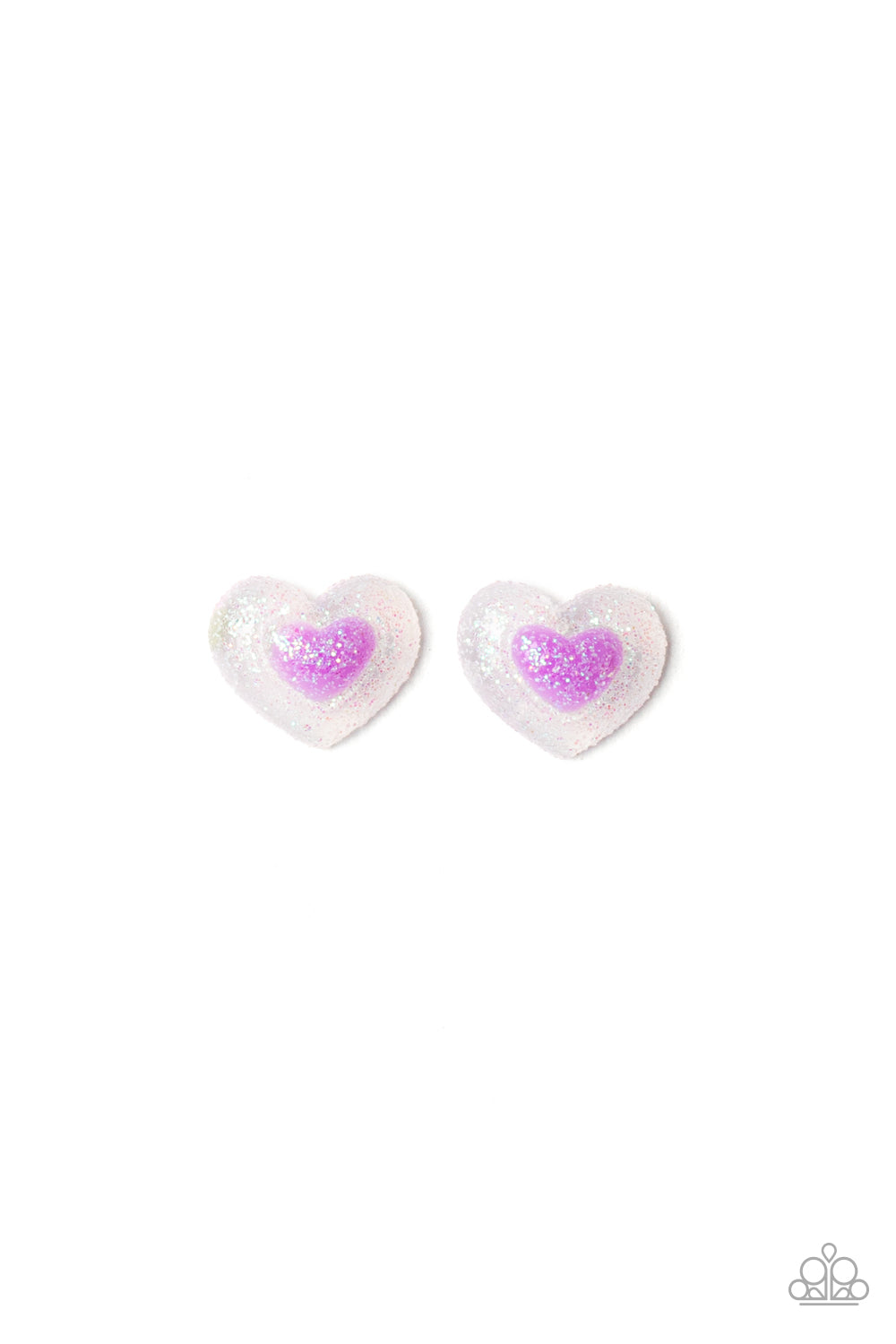 Colorful Hearts - Purple